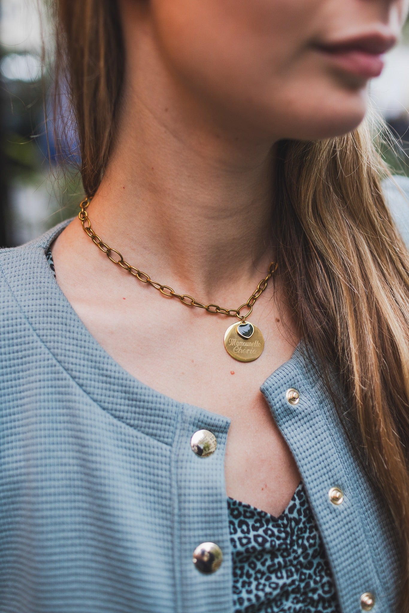 Teddy Sabrilla en coton vert d'eau