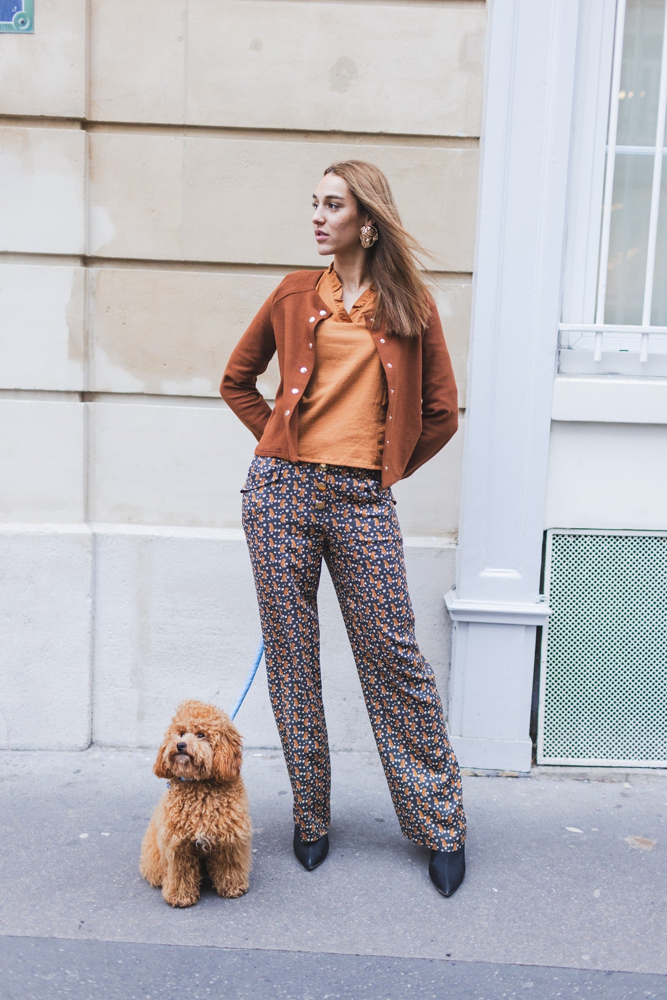 Pantalon Soledad imprimé tigres