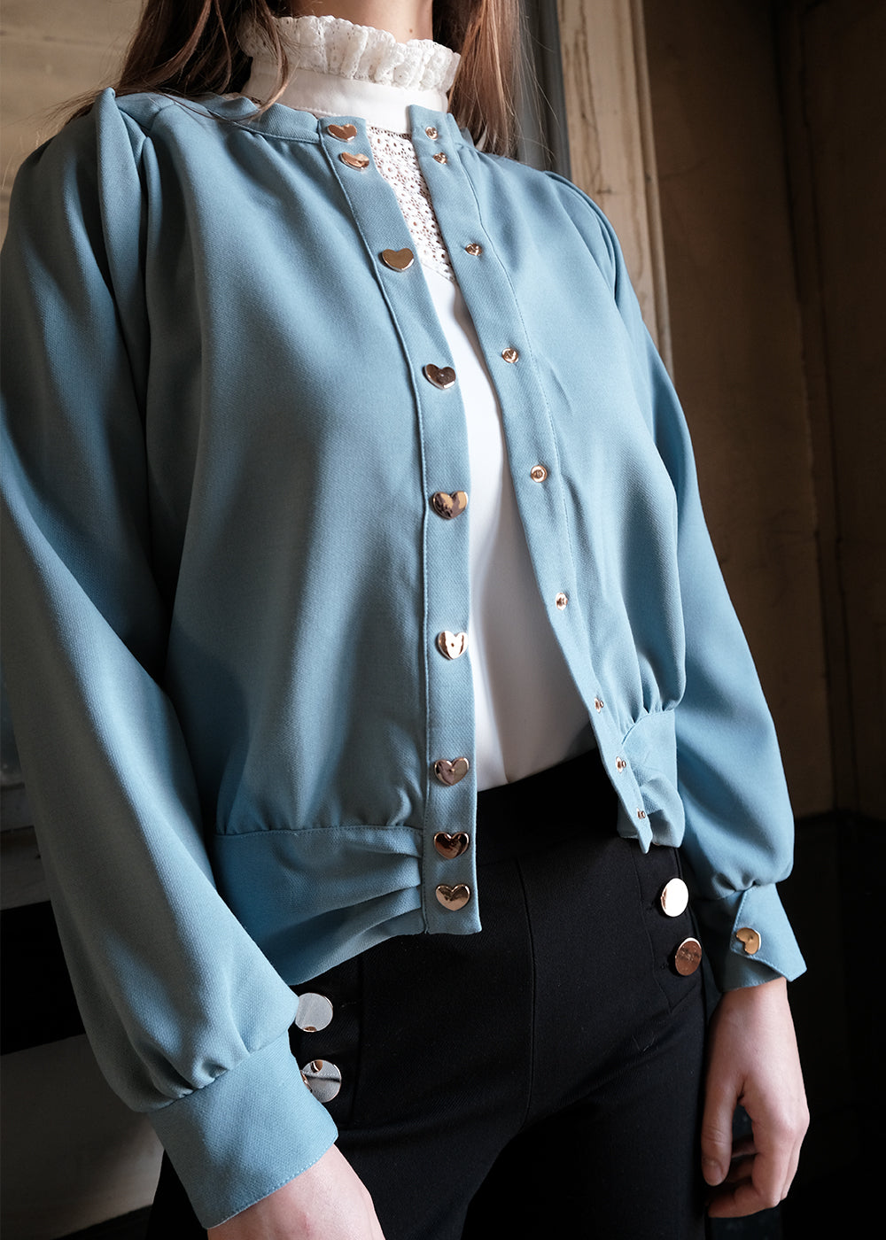 Veste Shérif bleu clair