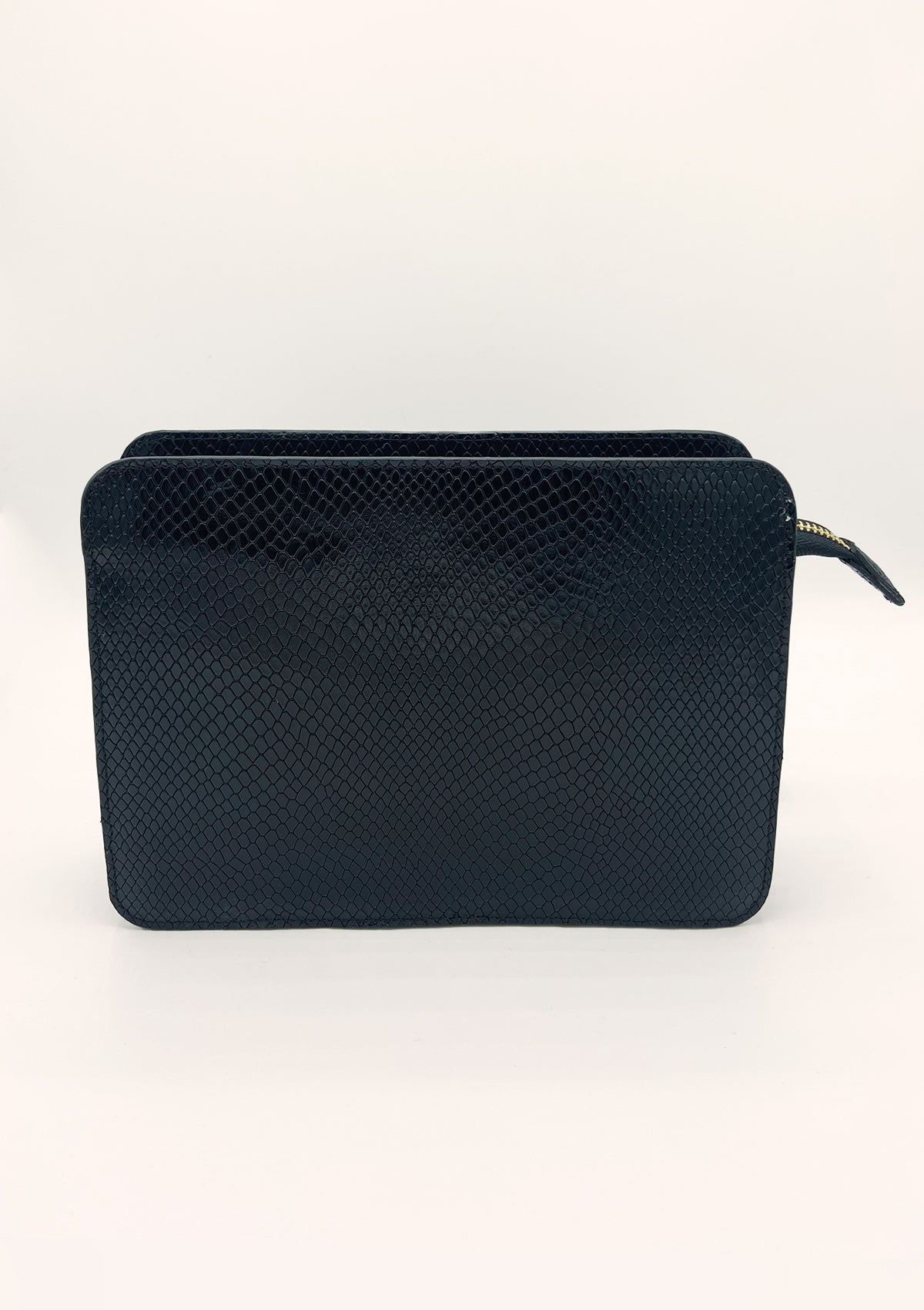 Sac Jeanne Noir Python