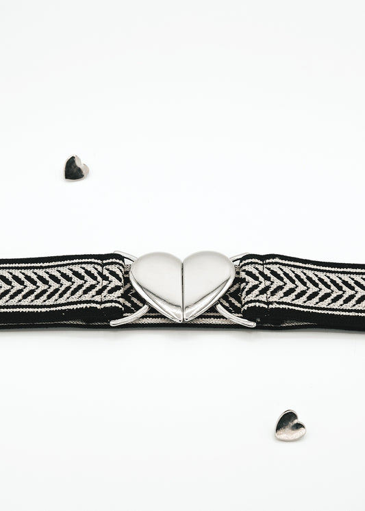 Ceinture Big Love avec une boucle argentée