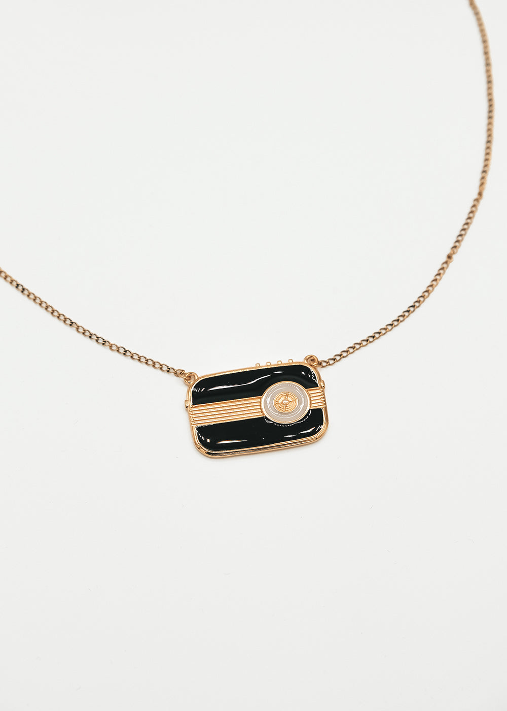 Collier Radio Noir
