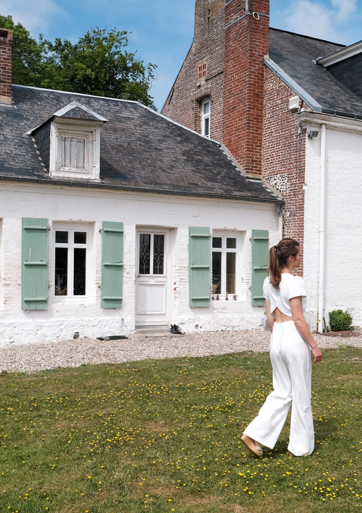 combinaison mariée - dos nu