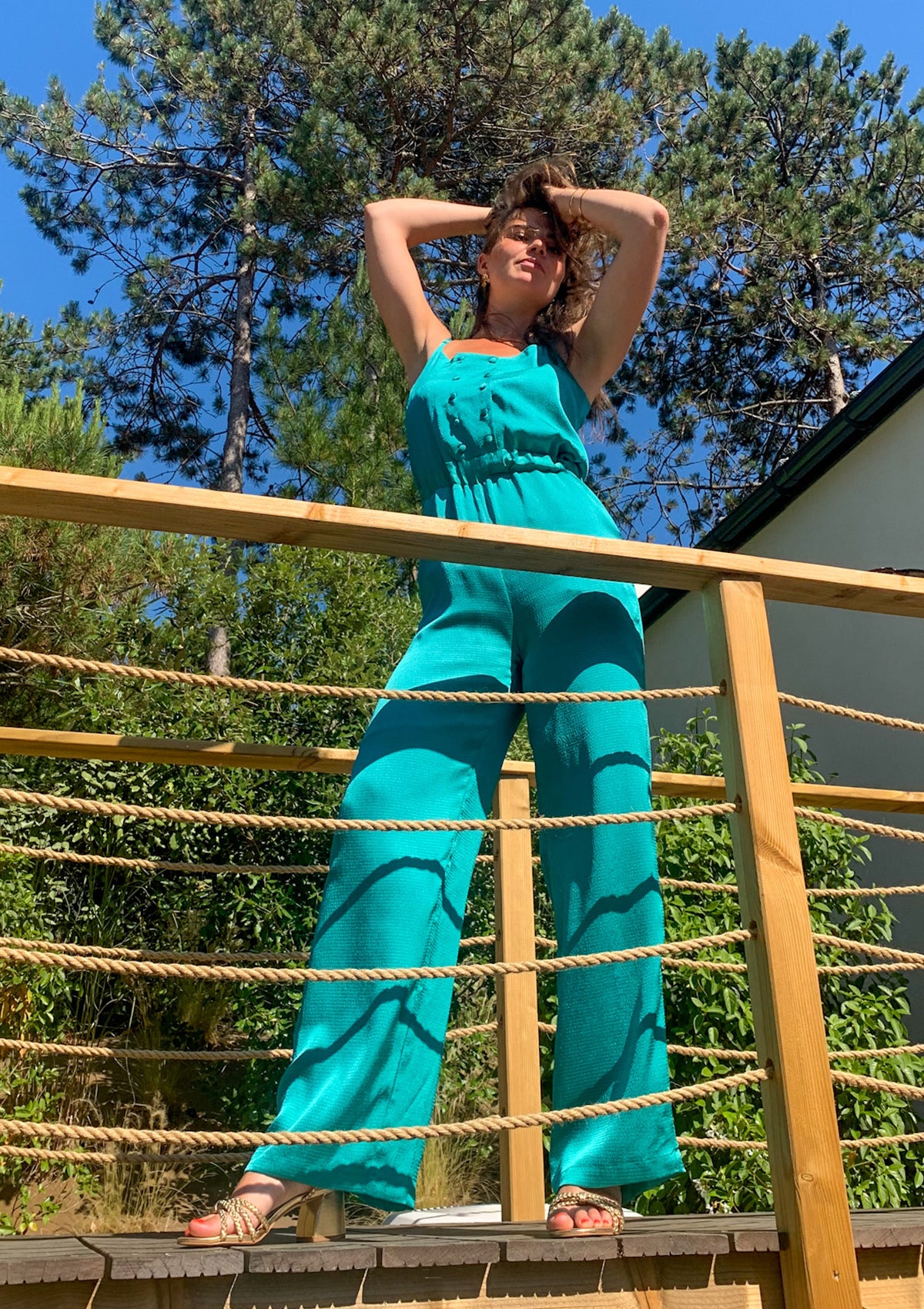 combinaison longue bretelles, elegante, pieces numerotees