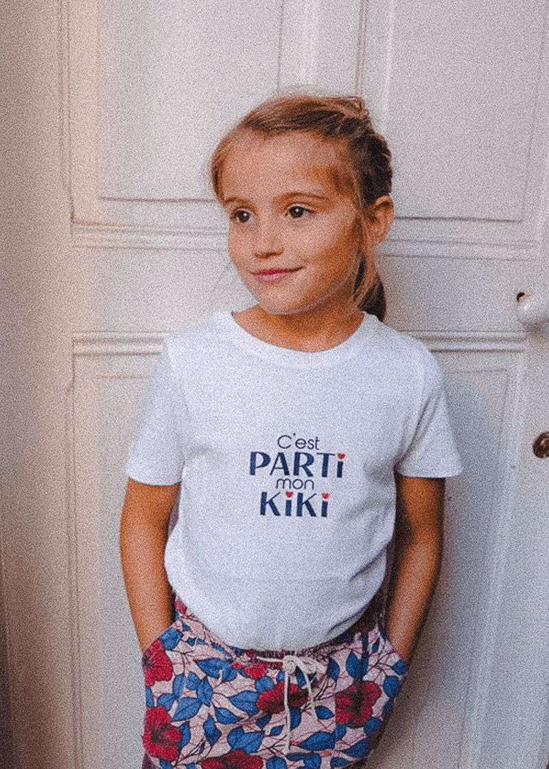 Tee shirt "C'est parti mon kiki" enfant