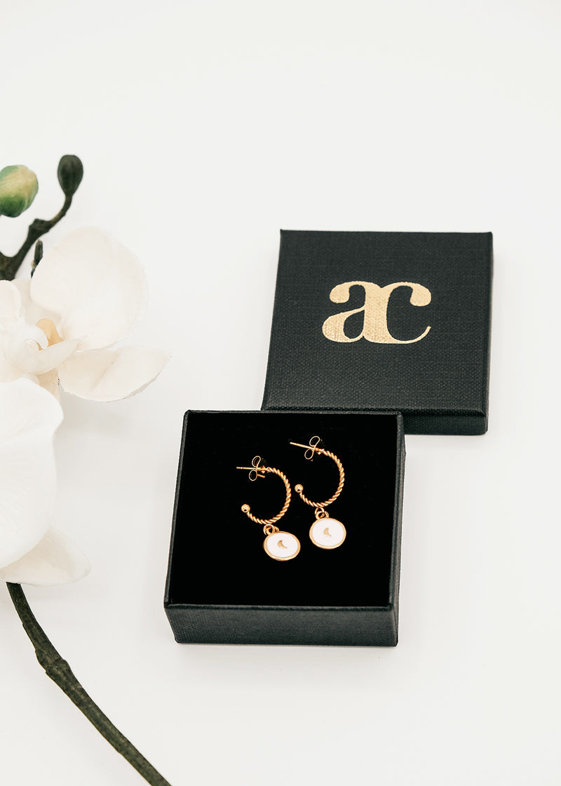 Pink Moon Earrings