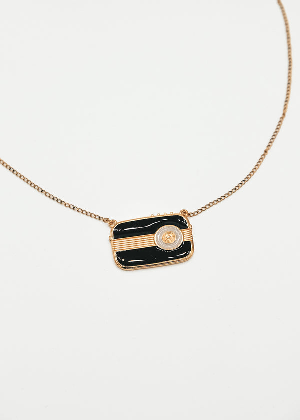Radio Necklace Black