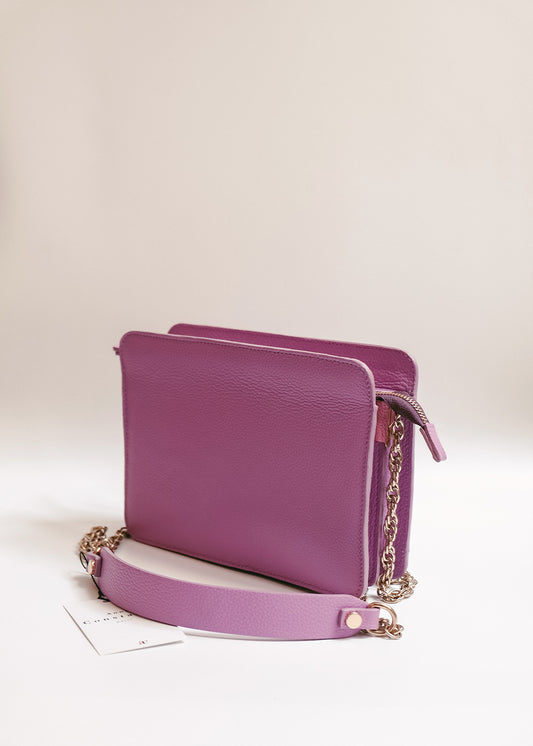 Sac Jeanne Mauve/ Poche python violet